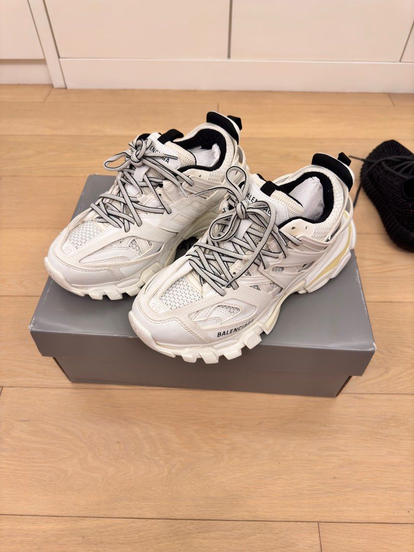 Balenciaga Track Sneaker White Black Size 39 Carousell