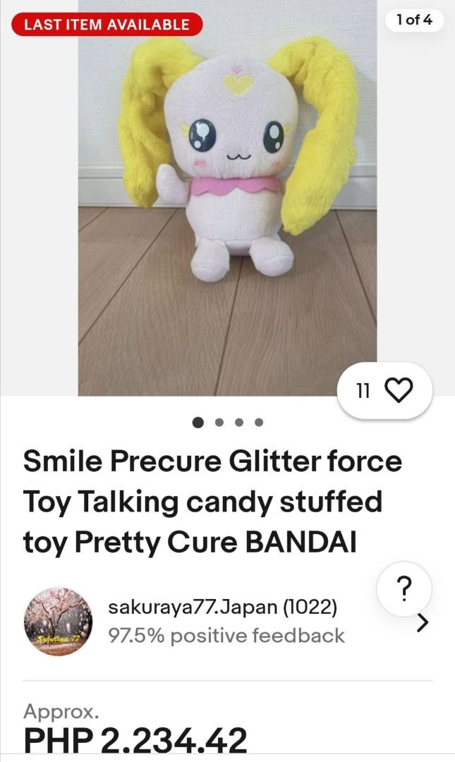 Bandai Smile Precure Talking Doll (Category: Figurines & Statues) located in Los Banos. Submitted by princessbotique (Listing ID 1325948724, Image 3). Description: Bandai Smile Precure Talking Doll With Box Only 800 Pls pm for more details and vudeo Please add shipping fee From Los Banos Laguna Meetups per arrangement MOP GCash first to pay basis Pm if interested Please Like and Follow.