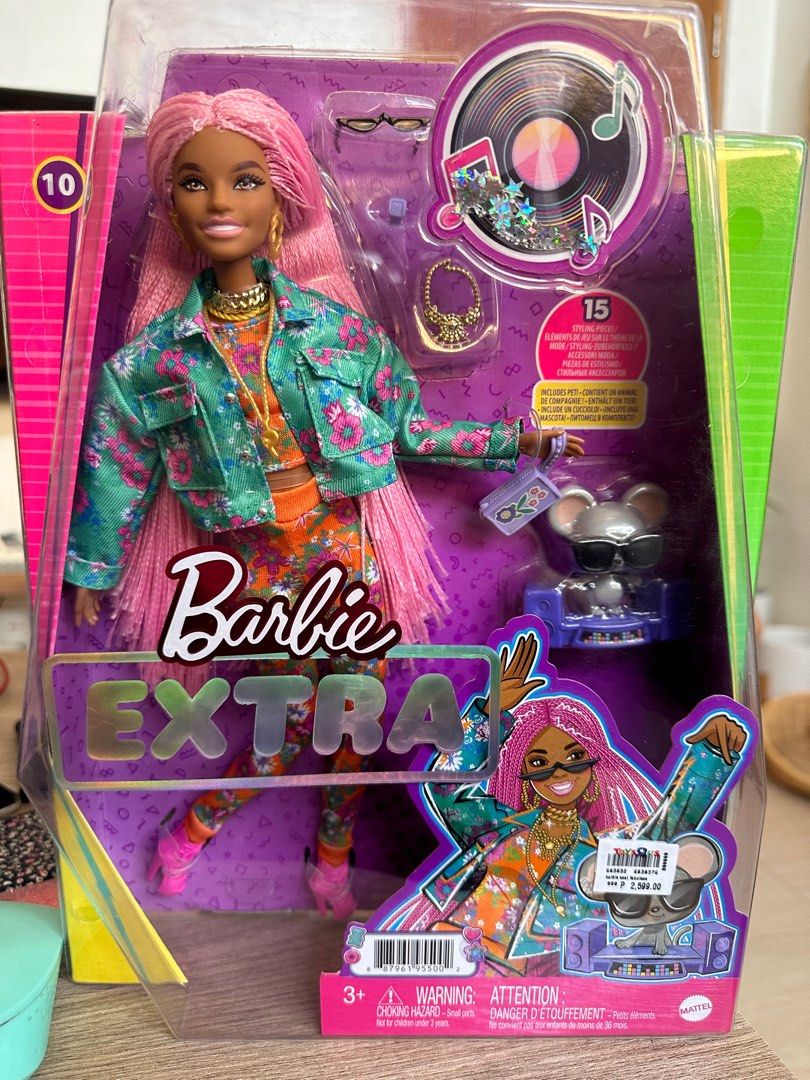 Barbie Extra #10 (Category: Kids Toys) located in Muntinlupa City. Submitted by camotepie (Listing ID 1325809123, Image 1). Description: Brand new, bought at Toys R Us RFS: hindi bet ng daughter ko MOP: GCash Shipping: Lalamove or J&T to be paid by the buyer Location: Muntinlupa .