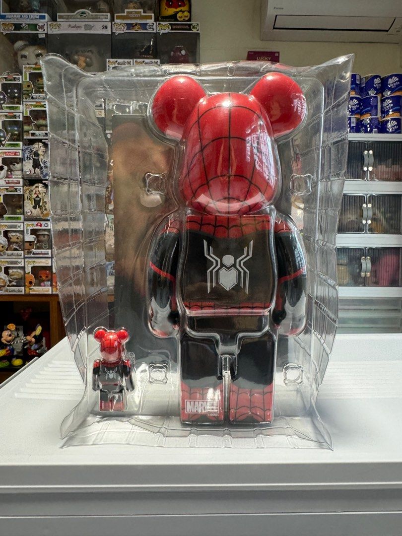 スパイダーマン BE@RBRICK UPGRADED SUIT100%&400% （Bearbrick