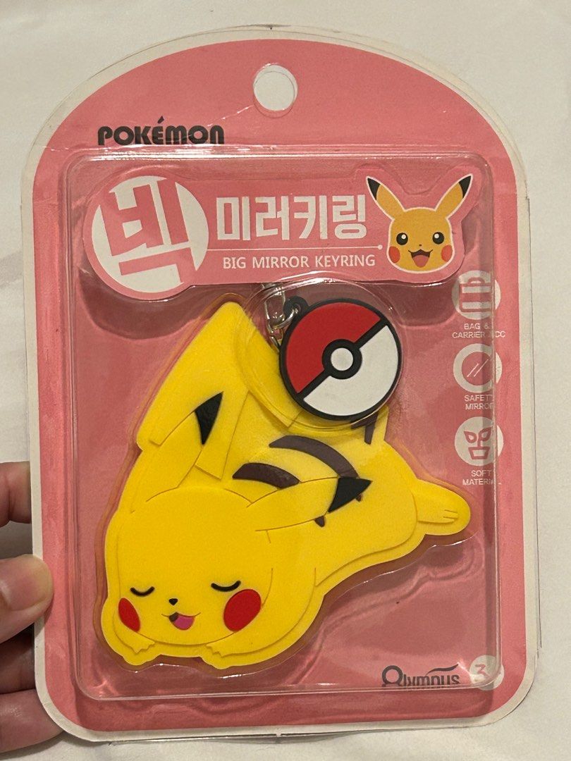 BNEW Pokemon Pikachu mirror bag charm (Category: Character Goods) located in Quezon City. Submitted by eightseventeen (Listing ID 1325824595, Image 1). Description: Bnew.