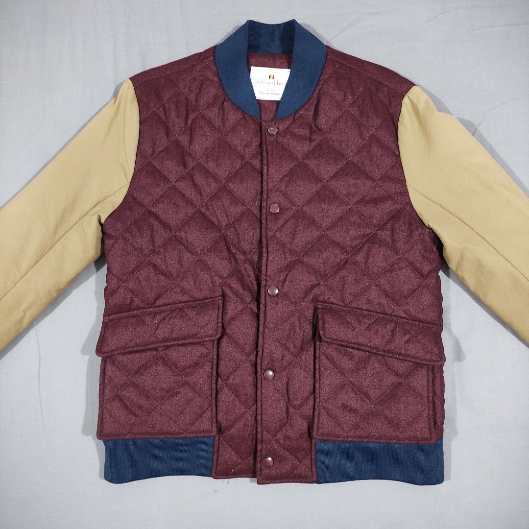 Bomber Jaket Codi Gallery Antwerpen Maroon Brown Big Pocket Jacket