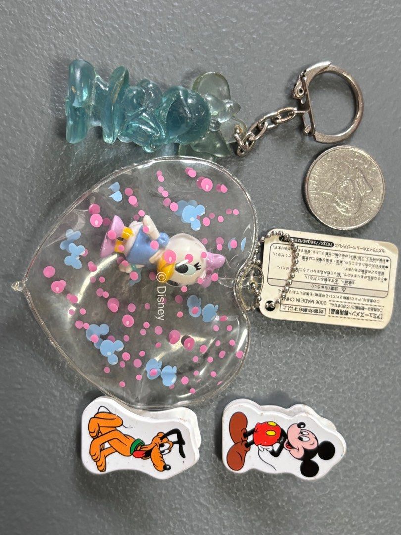 Bundle Super Sale: 4 pcs Disney trinkets (Category: Character Goods) located in Calamba. Submitted by cur8d (Listing ID 1325806113, Image 1). Description: 25 ea.