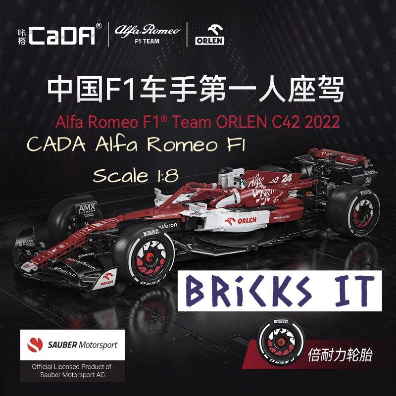 Maquette Alfa Romeo F1 C42 – 2022 – Échelle 1/8 – Kit Plastique Divers