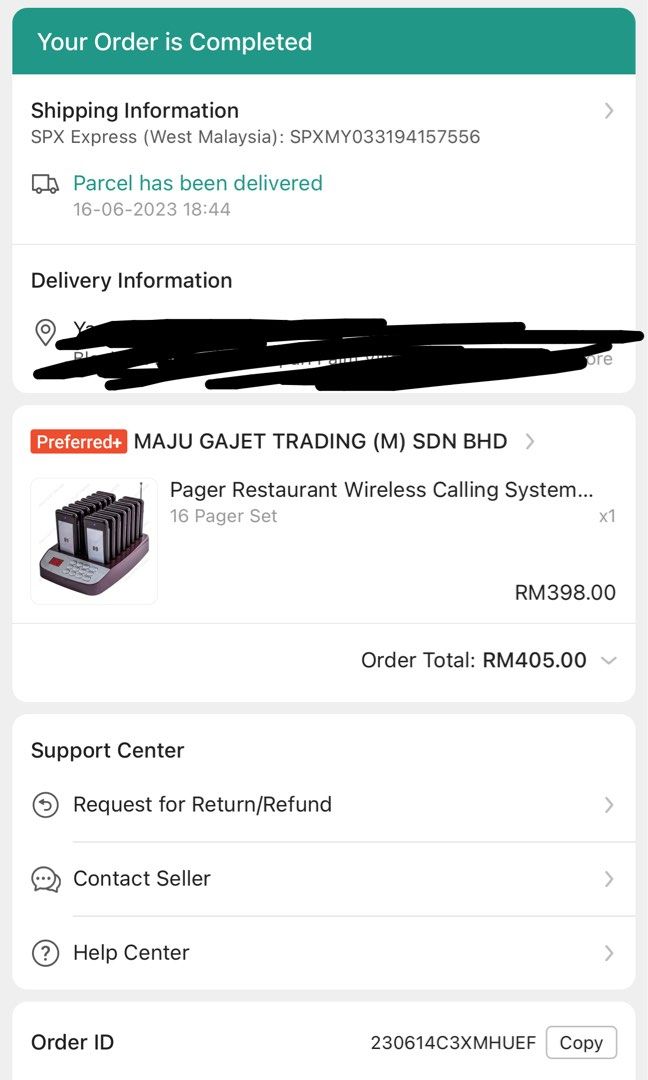 CALLING SYSTEM (Category: Office & Business Technology) located in Puchong. Submitted by yasmineee97 (Listing ID 1325895409, Image 2). Description: Letgo dah tak guna 15pagers.