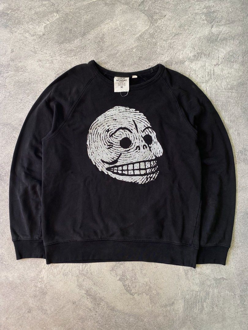 Cheap monday skull hoodie top