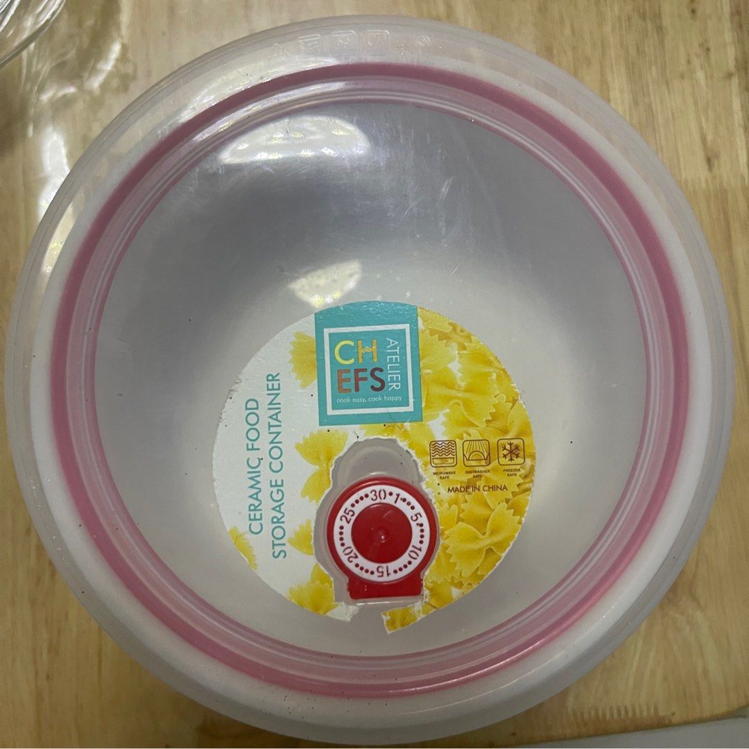 Chefs Atelier Ceramic Food Container with Lid (Category: Cookware & Accessories) located in San Jose. Submitted by salt02 (Listing ID 1325814074, Image 3). Description: Like new Bought in US Microwave and dishwasher safe.