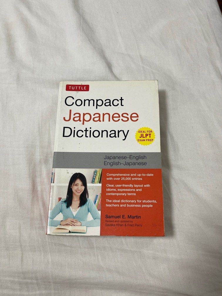 compact japanese dictionary 🇯🇵 for jlpt (Category: Textbooks) located in Quezon City. Submitted by squidsells (Listing ID 1325899585, Image 1). Description: some minor page discoloration and creasing due to use no writings inside, completely clean pages mop: gcash or bpi mod: same day delivery or gogoexpress.