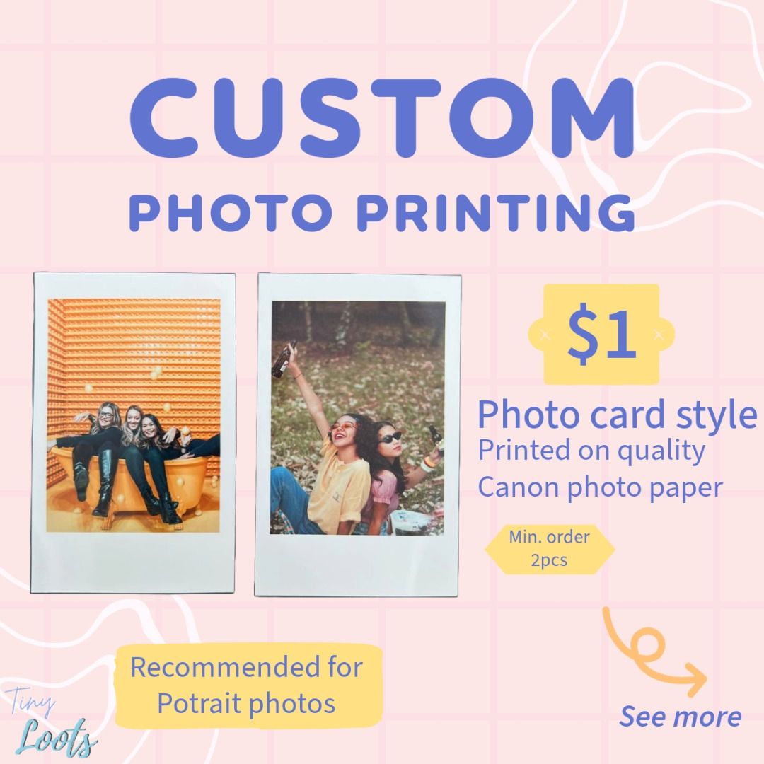 Custom photo printing from $1, Lifestyle Services, Photography & Video ...