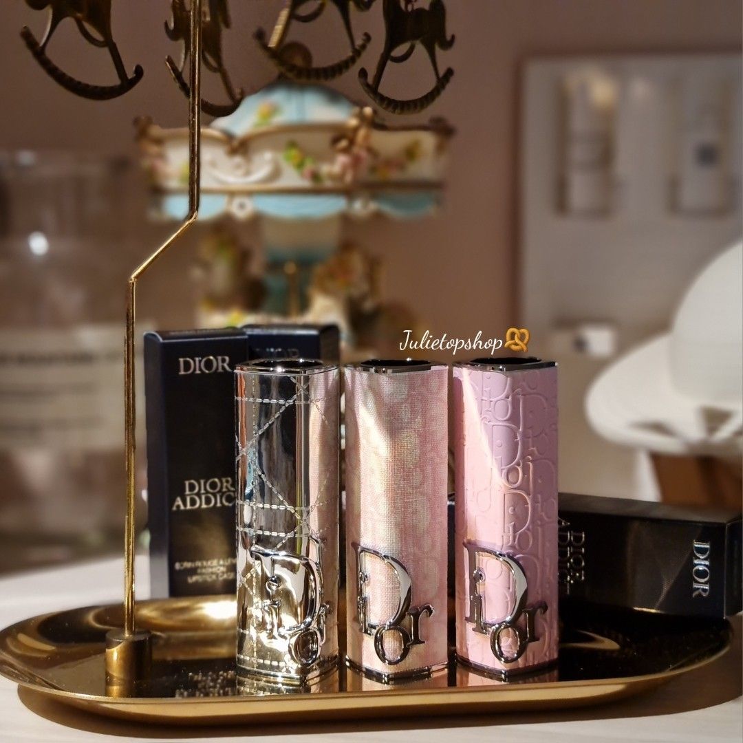 Dior Addict Limited Edition Lipstick Case Pink Oblique Luxury Accessories on Carousell