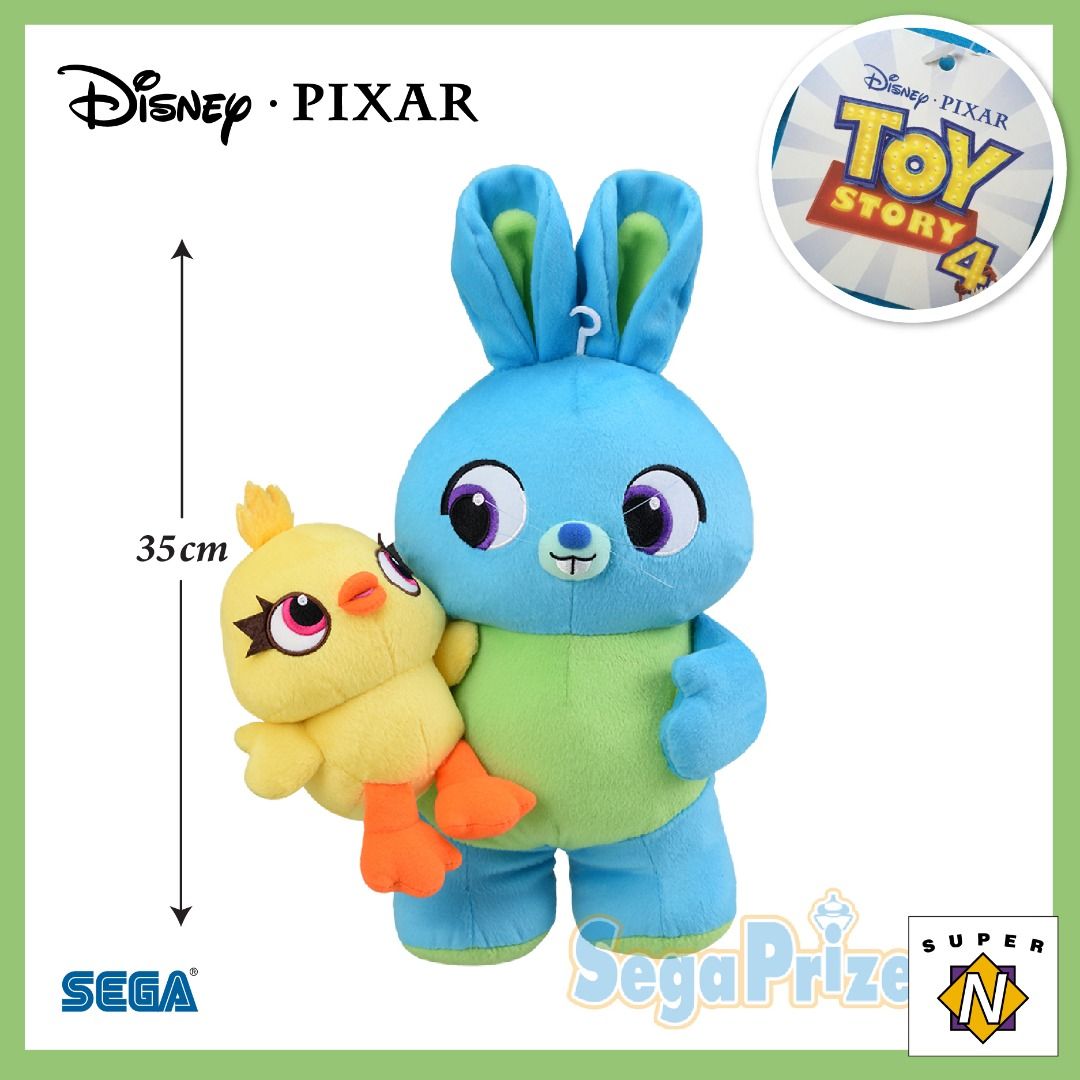 Disney Pixar Toy Story 4 Bunny Ducky Special Pair Plush Toy by SEGA Japan 35cm Hobbies Toys Toys Games on Carousell