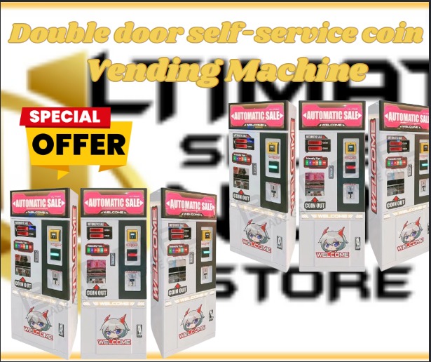 Double door self-service coin vending machine, Everything Else, Looking ...