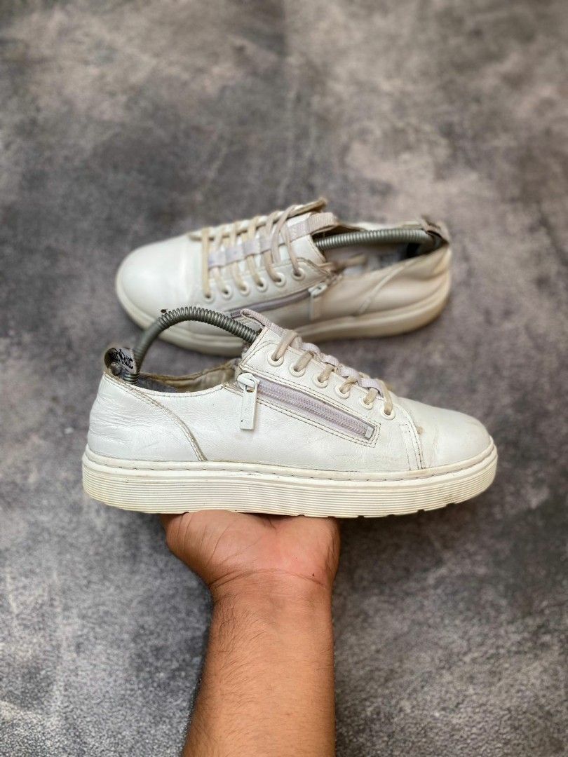 Dr martens dante zip white hotsell