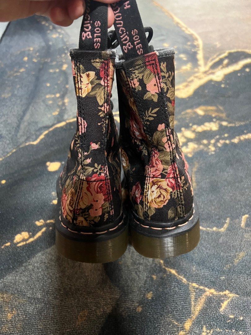 Dr martens victorian flowers on sale