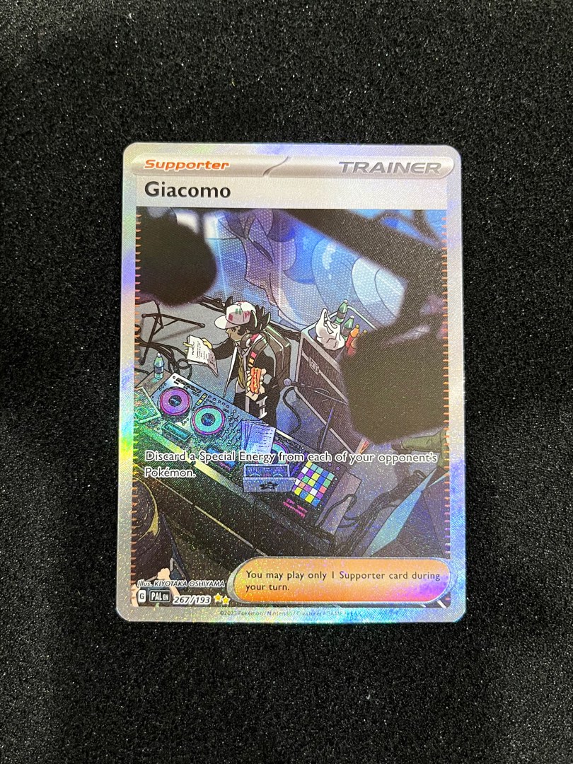 Giacomo SIR Special Illustration Rare Paldea Evolved English Pokemon Card,  Hobbies & Toys, Toys & Games on Carousell