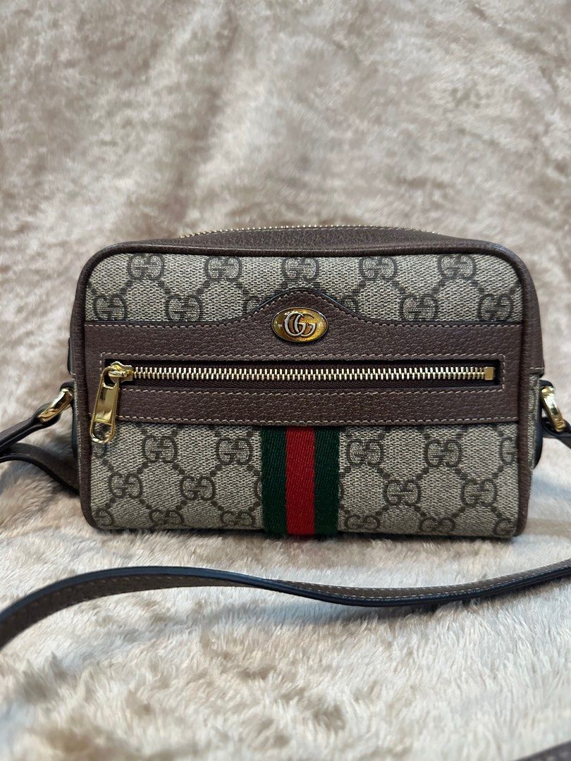 GUCCI OPHIDIA GG SUPREME MINI BAG