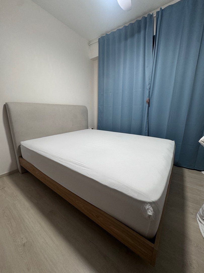 Hipvan Queen Bed and Sterra Cove Mattress, Furniture & Home Living