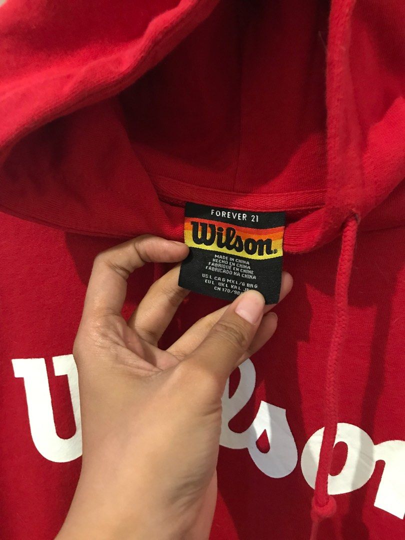 hoodie wilson by forever21 Fesyen Wanita Pakaian Wanita Baju Luaran di Carousell
