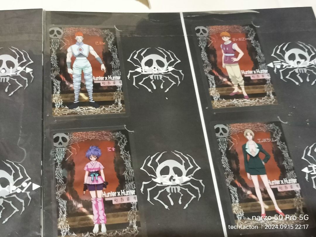 HUNTER x HUNTER Phantom Troupe Laminated Card Set, Hobbies & Toys ...