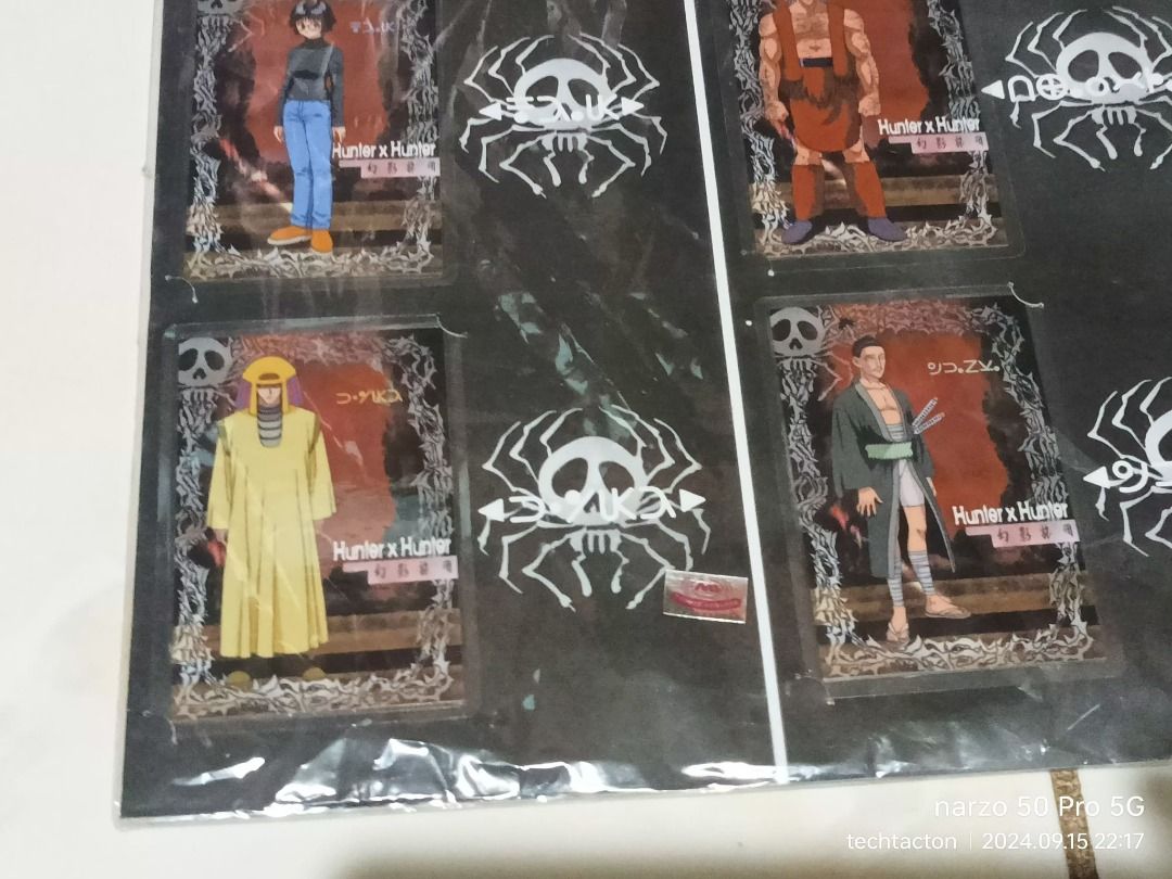 HUNTER x HUNTER Phantom Troupe Laminated Card Set, Hobbies & Toys ...