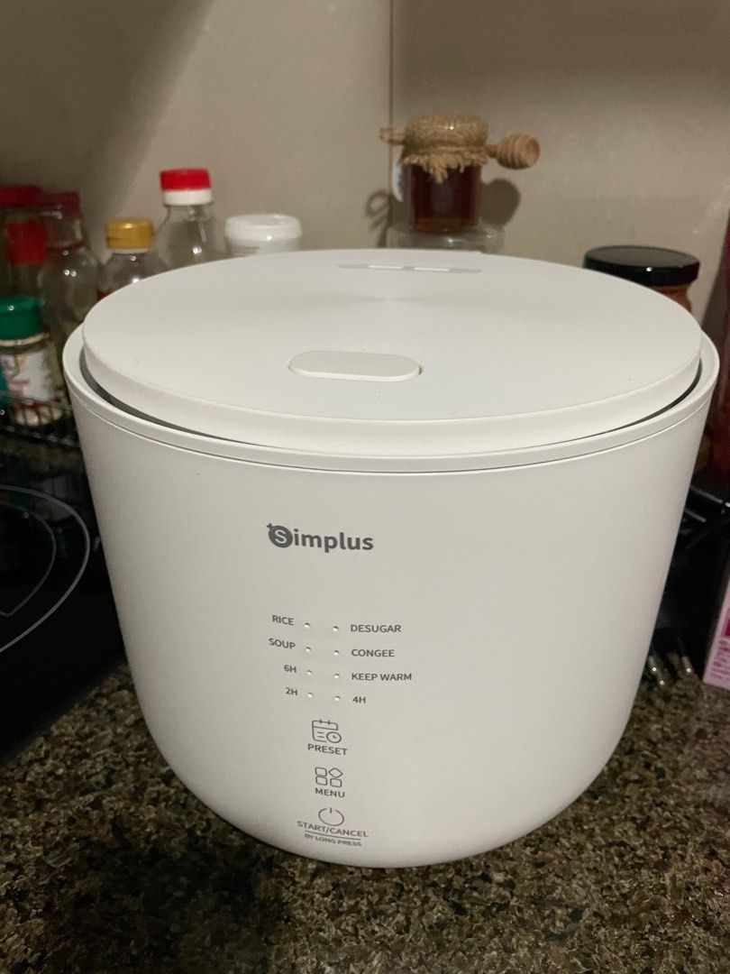 Simplus Rice Coooker INSSA x Simplus Rice Cooker with Low Sugar Function 2L, TV & Home ...