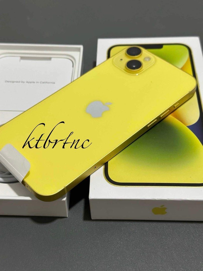 iPhone 14 Plus 128gb Yellow (Category: iPhone 14 Series) located in Cavite. Submitted by katbritani92264 (Listing ID 1325805777, Image 3). Description: Months old iPhone 14 Plus 128 GB Smartlocked Yellow •Good as new •Warranty until Oct 26, 2024 •91% battery health •Smooth, no issues Inclusions: Original box same imei Rep cord 20w adapter Case Tempered glass 34990 Pick up Meet up COD/COP.