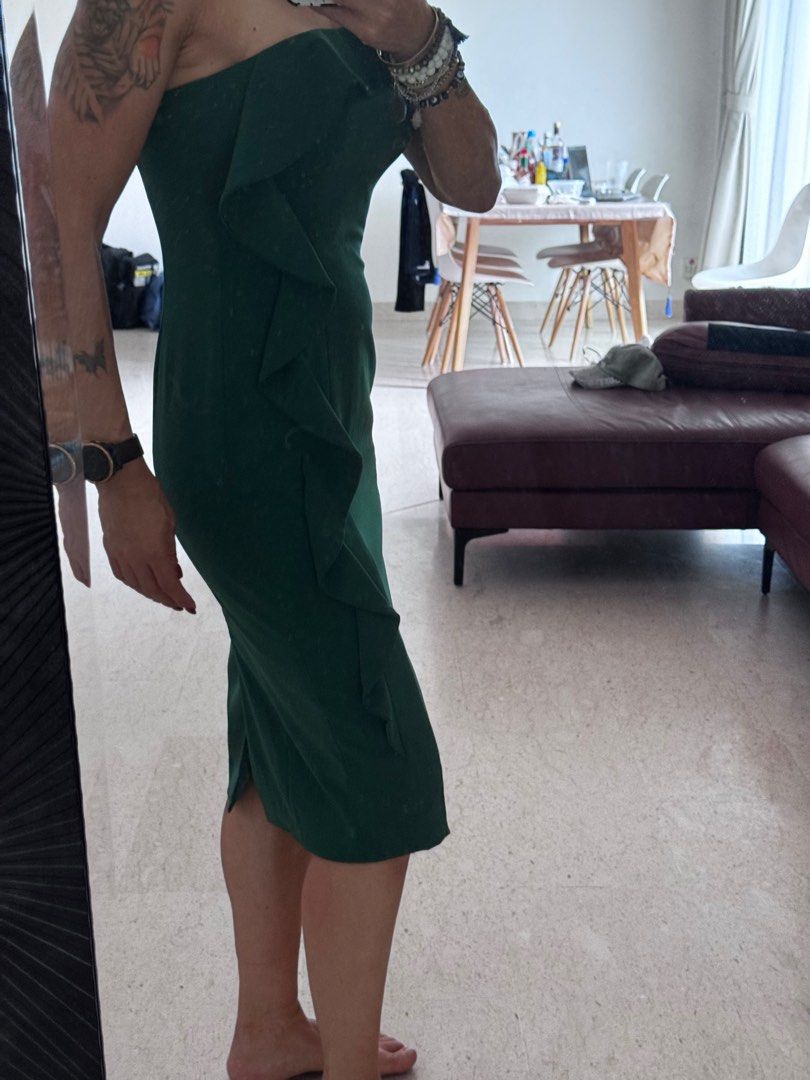 Jay godfrey green dress hot sale