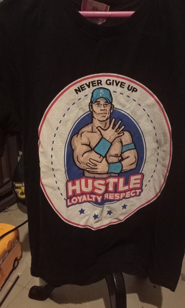 John Cena shirt L kids (Category: Babies & Kids Fashion) located in Malabon City. Submitted by karlovizu (Listing ID 1325970592, Image 1). Description: WWe John Cena shirt Large for kids,pede rin SA small reg malabon meet up or buyer shoulder shopping fee.