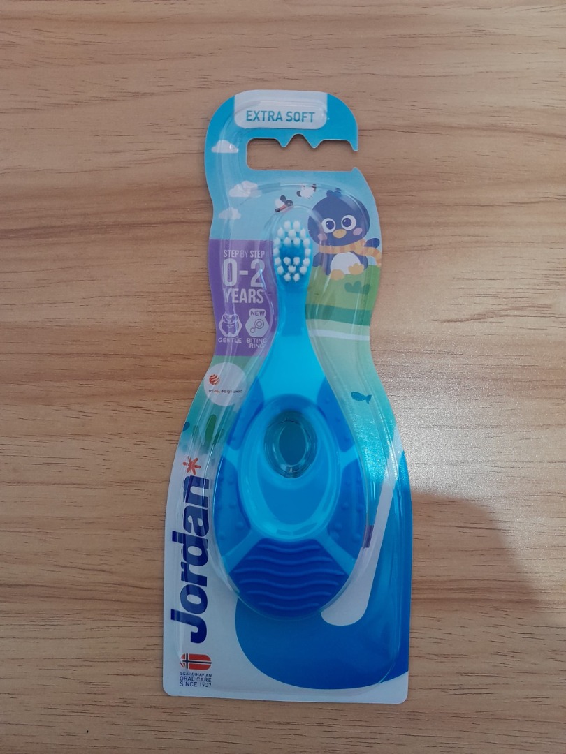 JORDAN STEP 1 TOOTHBRUSH (0-2 YEARS), Babies & Kids, Bathing & Changing ...
