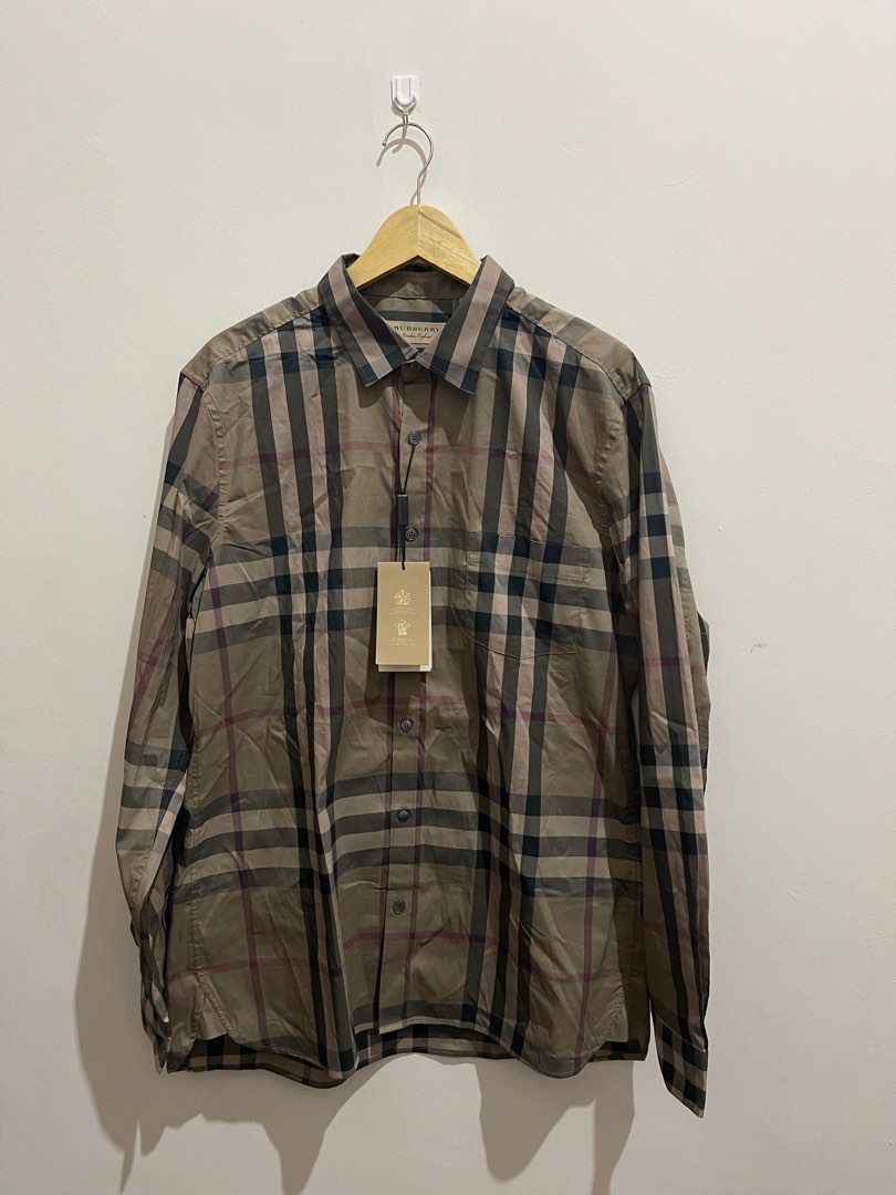 Kemeja burberry original deals