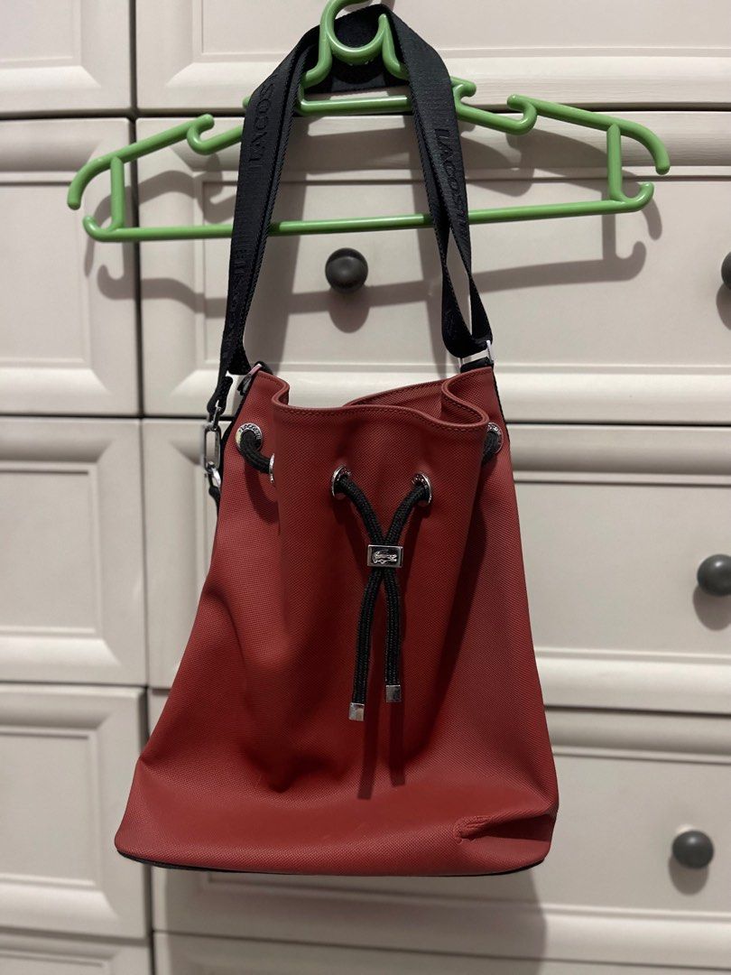 Lacoste drawstring bag shop