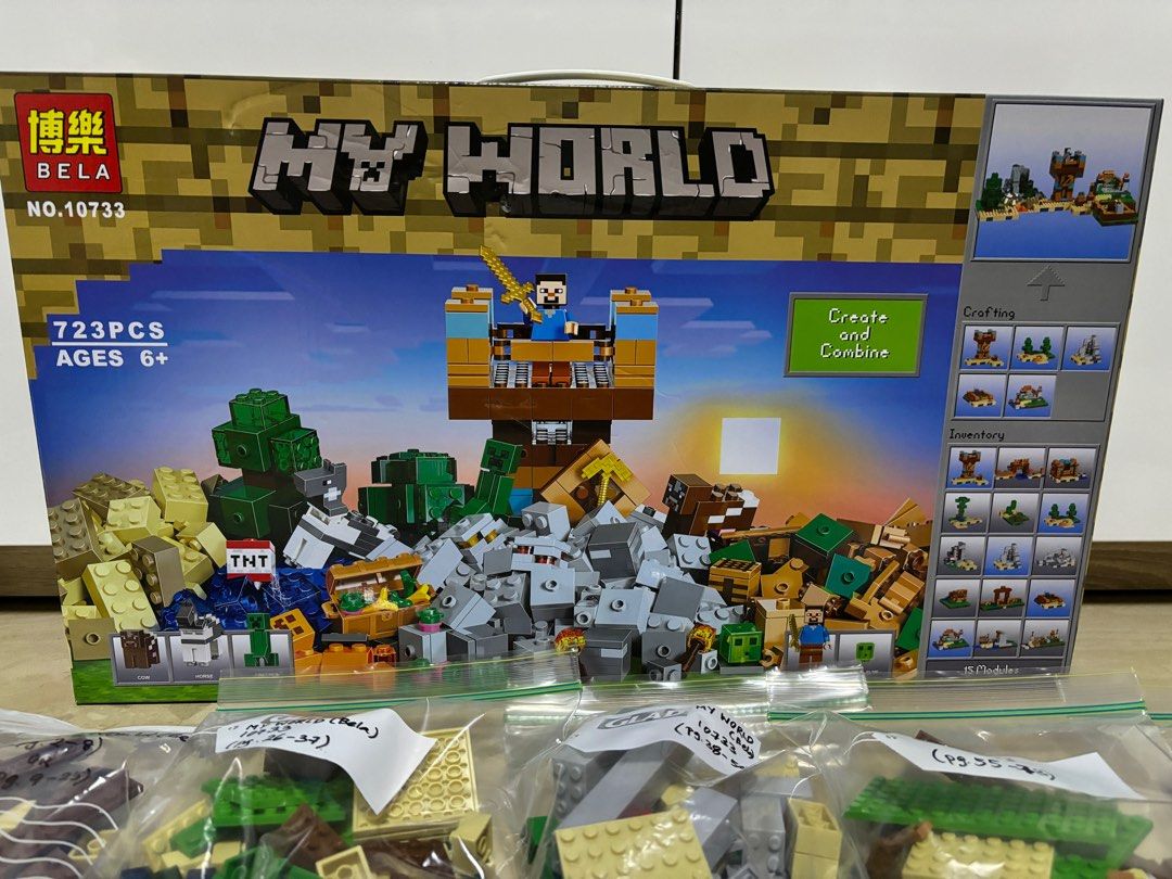 Lego Compatible with Minecraft 21135 My World Bela 10733 Hobbies Toys Toys Games on Carousell