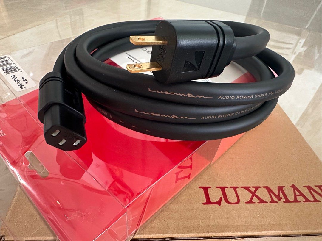 LUXMAN ラックスマン JPA-15000 電源ケーブル 1.8m 180cm】LUXMAN