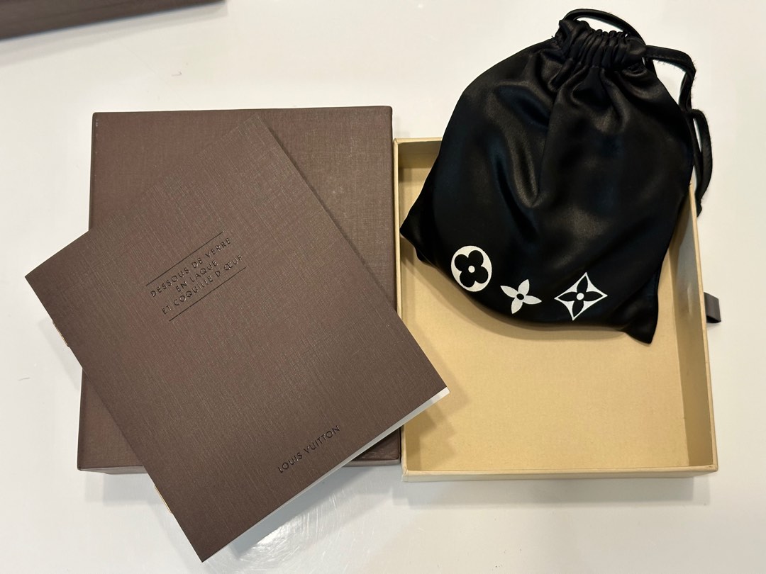 Vuitton Coquille D Oeuf Louis Vuitton LV VIP Gift 杯墊(生漆與蛋殼工藝