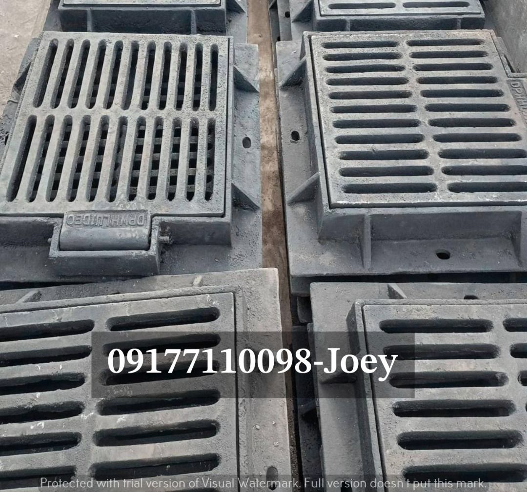Manhole Trench Cover (Category: Construction & Building Materials) located in Manila. Submitted by joeyroque09 (Listing ID 1325848951, Image 3). Description: Item: Catch Basin Grate Cover Qty: 57 pcs Specs: 600mm x 600mm x 25mm Price : 10,715/pc .