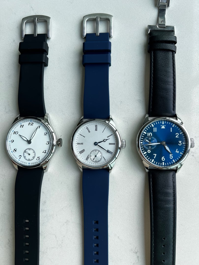 Manual wind wrist watch deals