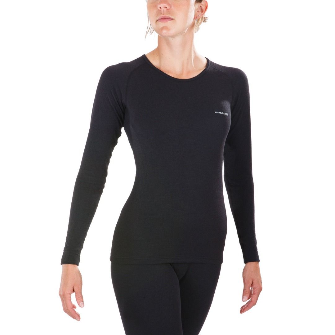 現貨】Montbell Super Merino Wool Base Layer 女裝輕量圓領羊毛衣