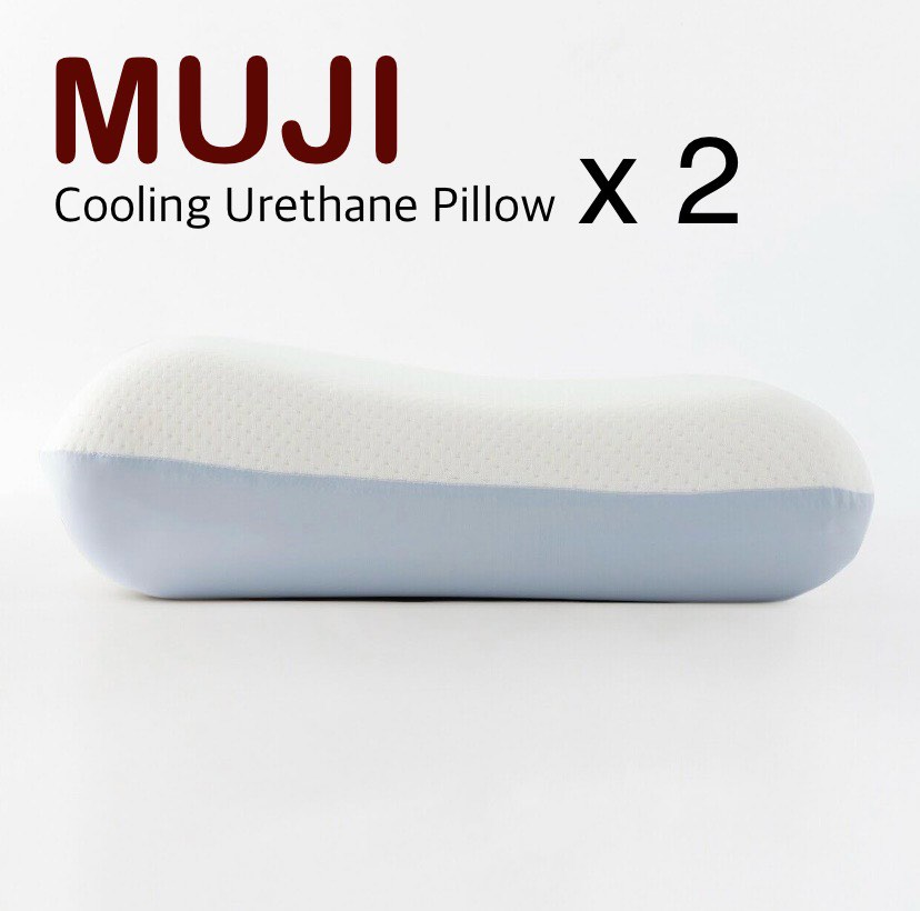 Muji memory foam pillow top