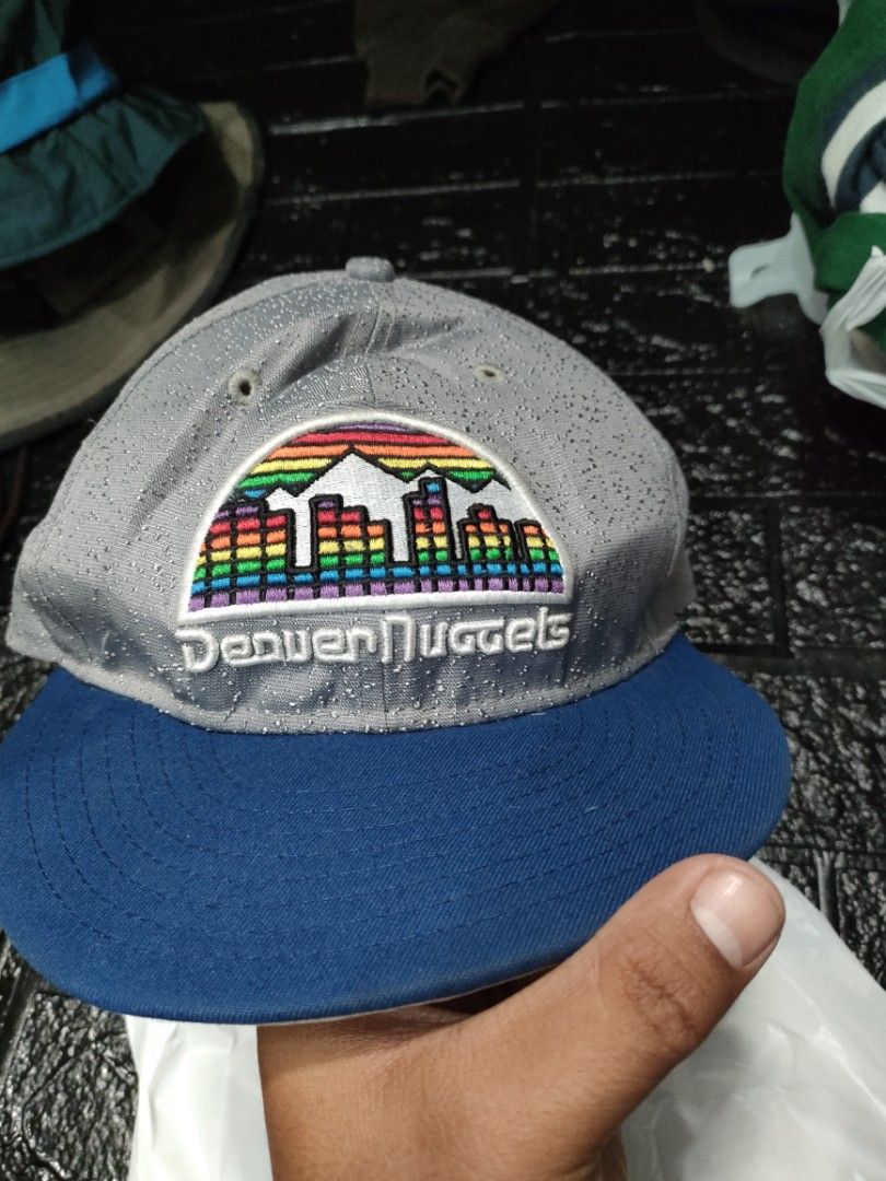 New era 1/4 Denver nuggets, Fesyen Pria, Aksesoris, Topi di