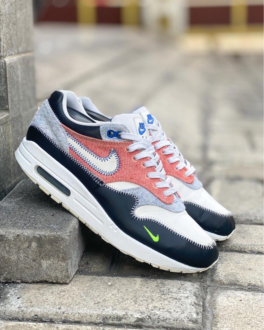 Nike Air Max 1 NRG Recycled White size 40.5 original Fesyen Pria Sepatu Sneakers di Carousell