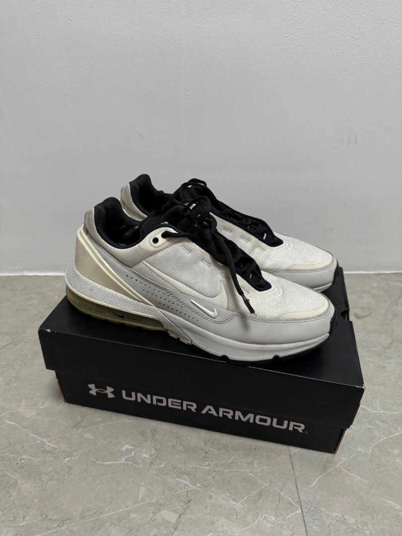 Nike Air Max Pulse White Grey (Category: Sneakers) located in Makati City. Submitted by devinwang56 (Listing ID 1325969728, Image 2). Description: size 11 us No box what you see what you get.