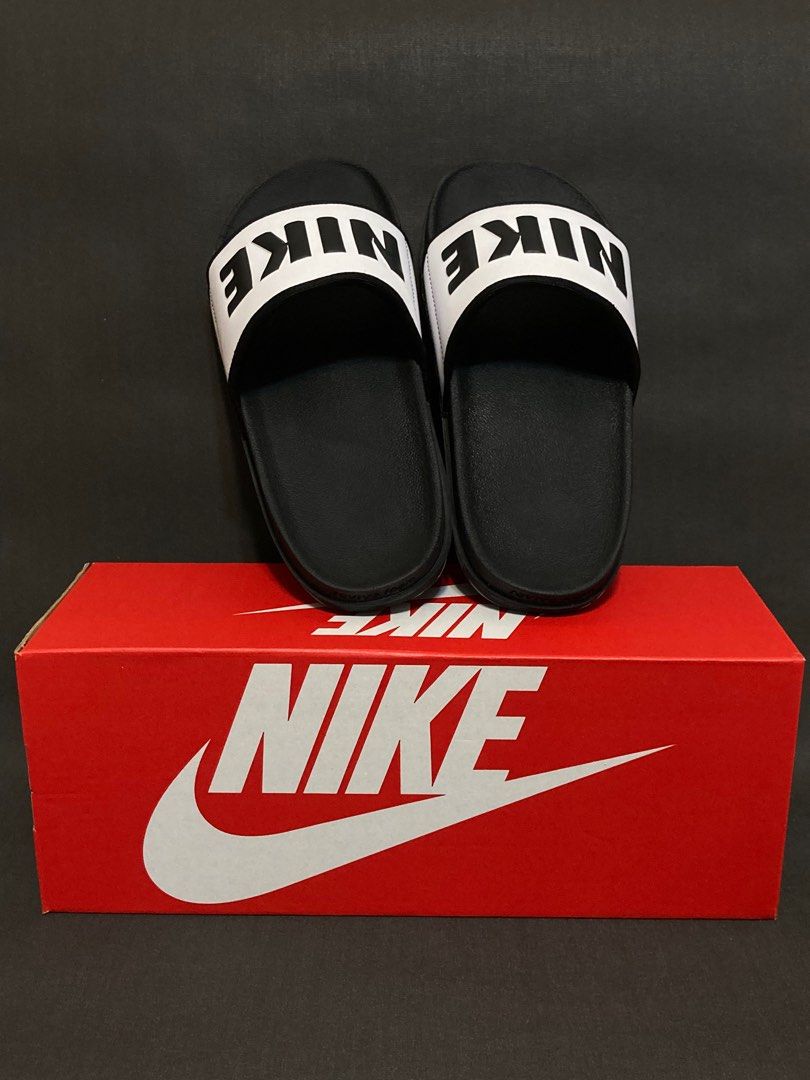 nike off court slide marble