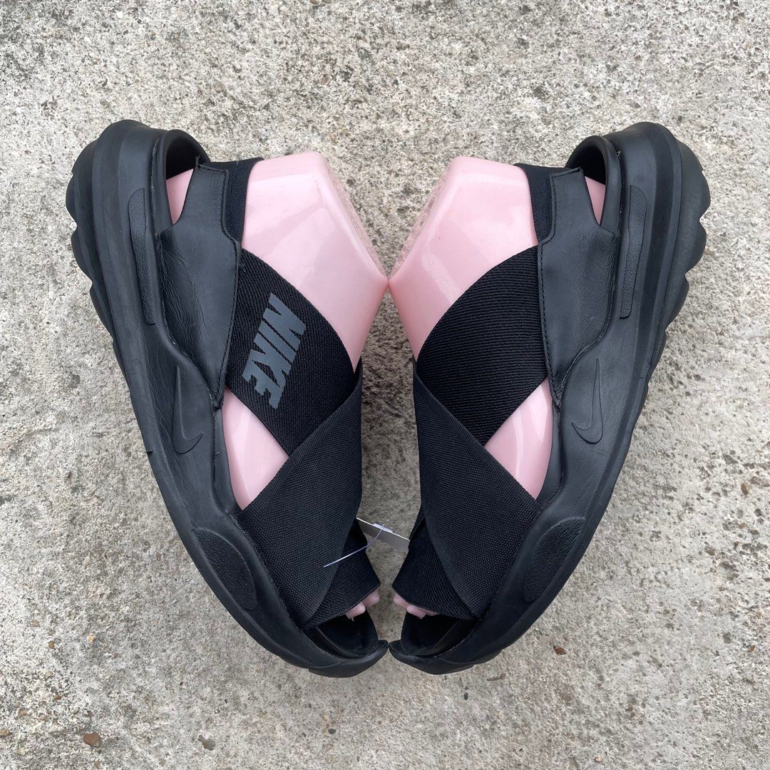 Nike Praktis Sandal Slip 0n All Black 5.5UK 25cm RM9O