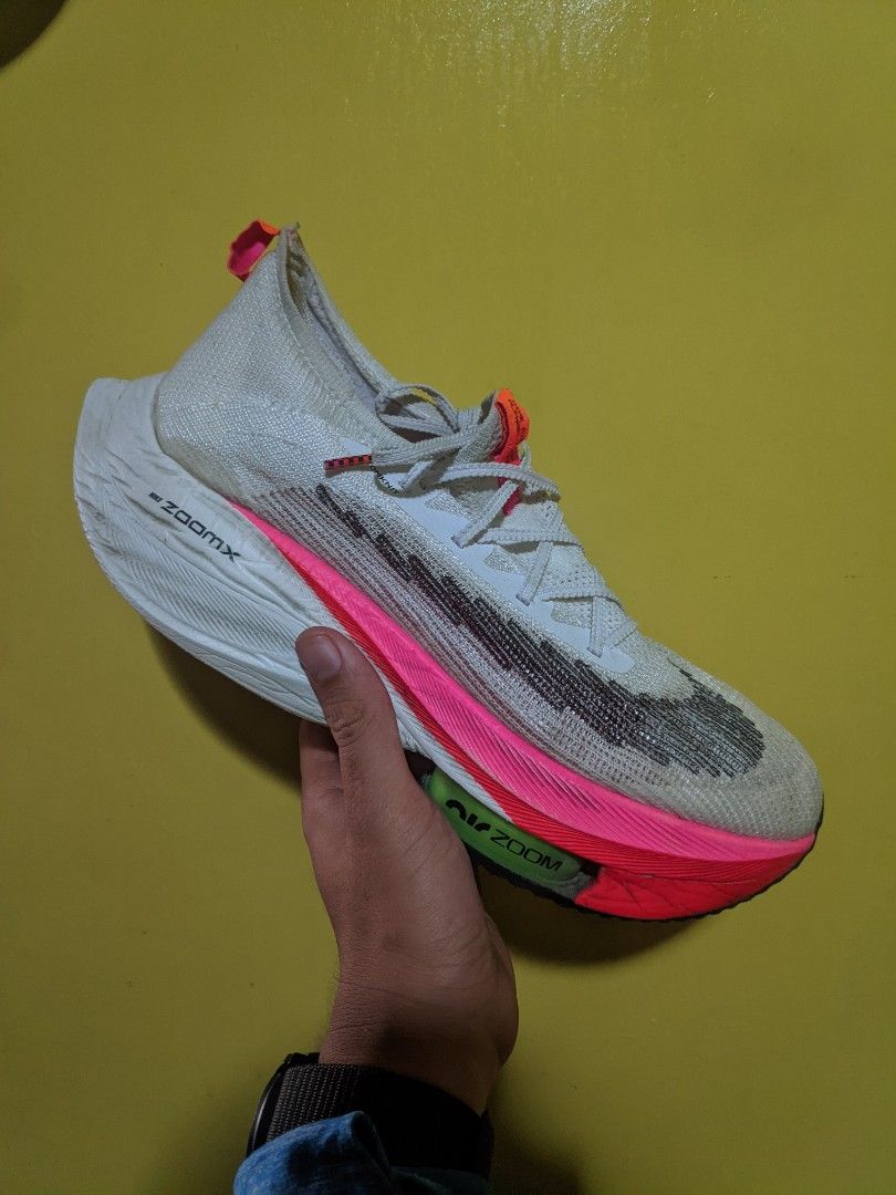 Nike ZoomX Alphafly "Rawdacious" (Category: Sneakers) located in Bacolod City. Submitted by kiiroitor1 (Listing ID 1325856477, Image 2). Description: Price is negotiable Mileage is give or take 50km.