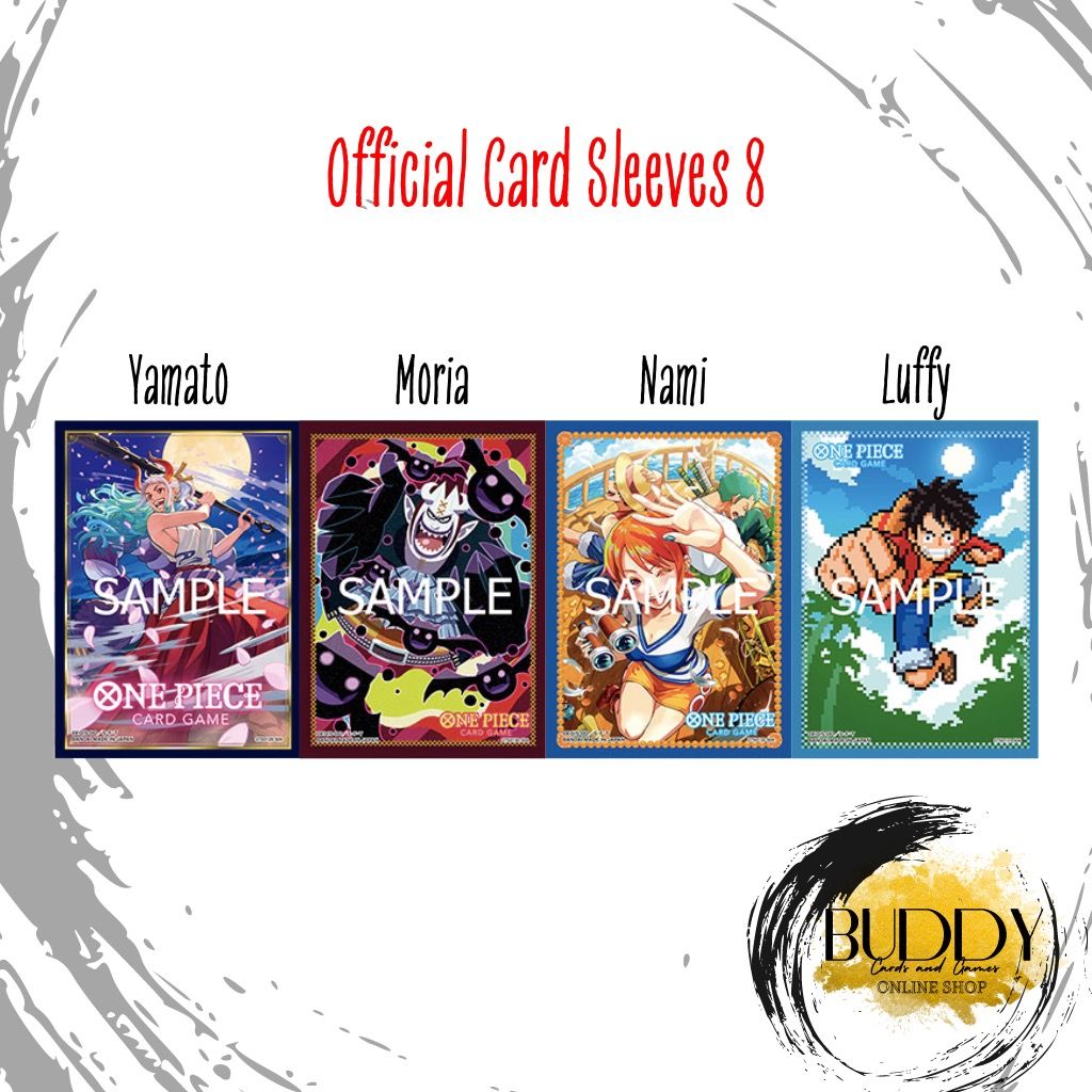 Official Card Sleeve] 8 - One Piece Card Game, Hobbies & Toys, Toys & Games  on Carousell