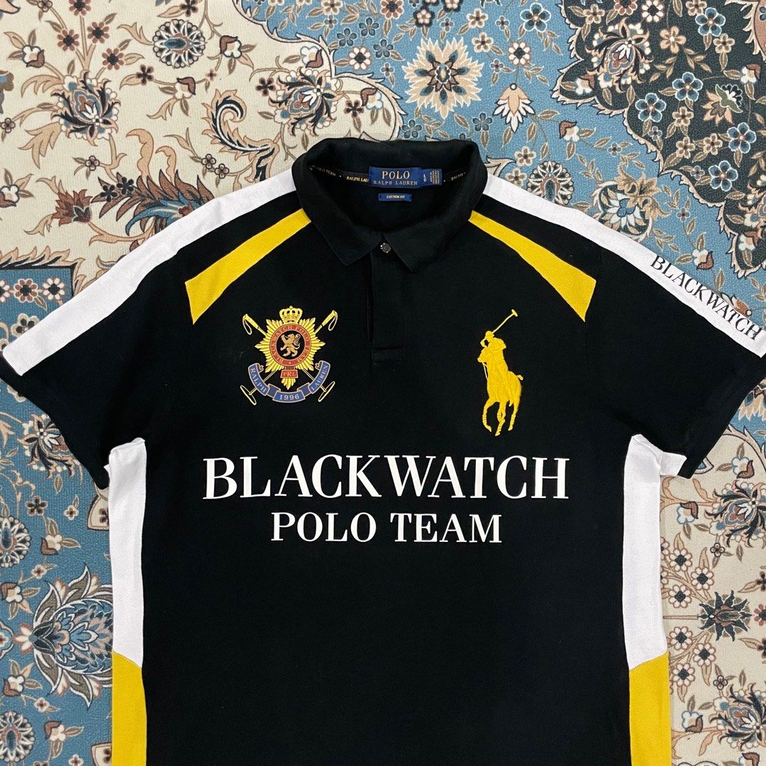 Polo Ralph Lauren Blackwatch Polo Shirt L Men s Fashion Tops Sets Tshirts Polo Shirts on Carousell