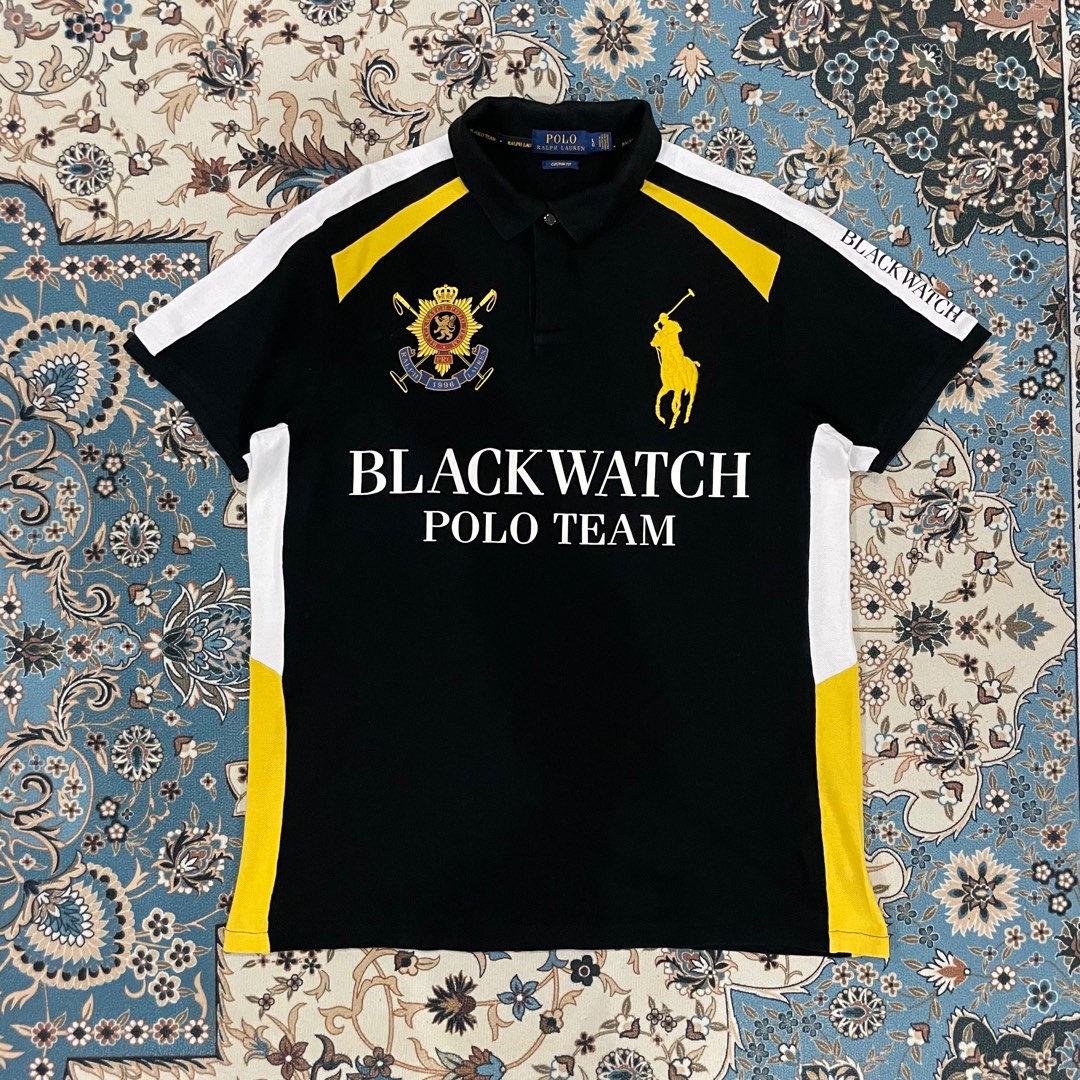 Polo Ralph Lauren Blackwatch Polo Shirt L Men s Fashion Tops Sets Tshirts Polo Shirts on Carousell