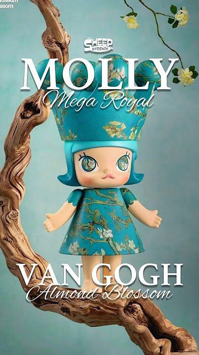 POPMART Mega Royal Molly 400%Van Gogh Museum Almond Blossom, Hobbies &  Toys, Toys & Games on Carousell