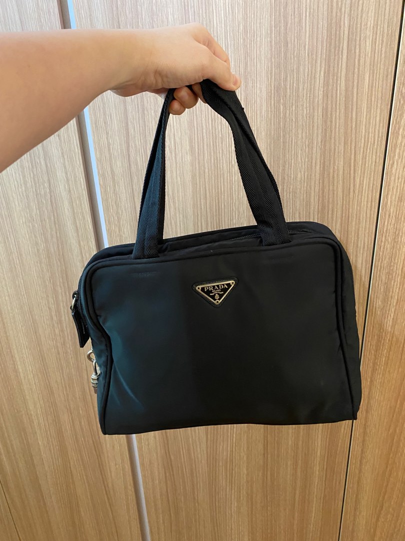 Prada nylon boston bag new arrivals