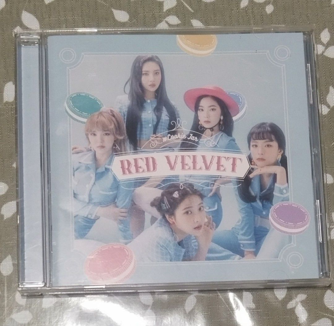 Red Velvet Cookie Jar Albums (Category: CDs & DVDs) located in Quezon City. Submitted by lois_bns (Listing ID 1306510920, Image 1). Description: Standard - 350 unsealed album no PC Reveluv Irene Seulgi Wendy Joy Yeri PH Japan Red Velvet.